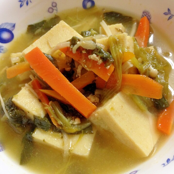 高野豆腐入り中華スープ